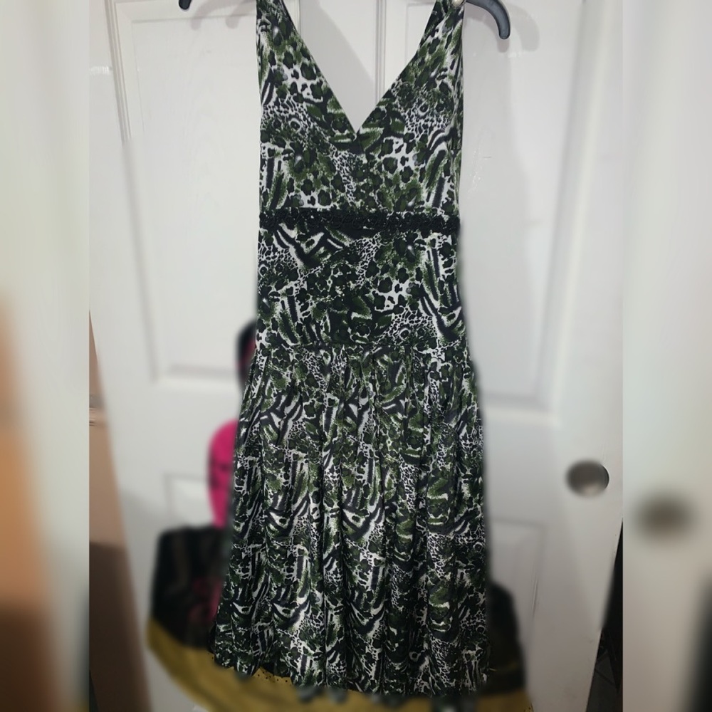 olive green dress